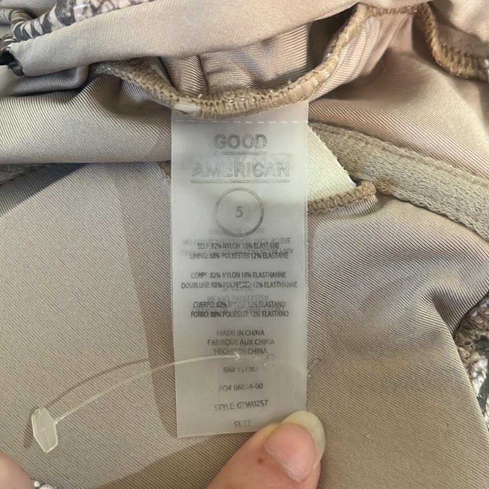 Good American Show Off Underwire One-Piece Swimsuit Size 5 (1XL 16-18) - Picture 9 of 9
